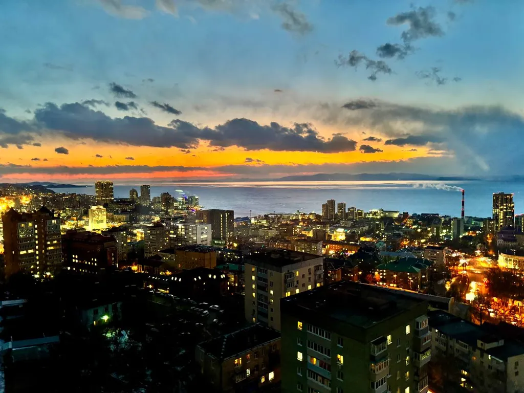 Квартира Sea View квартира с невероятными видами города — Владивосток