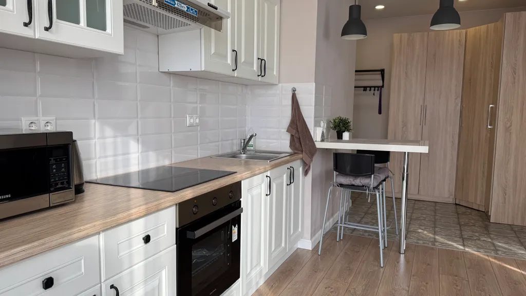 Апартамент с панорамным видом на Волгу и город