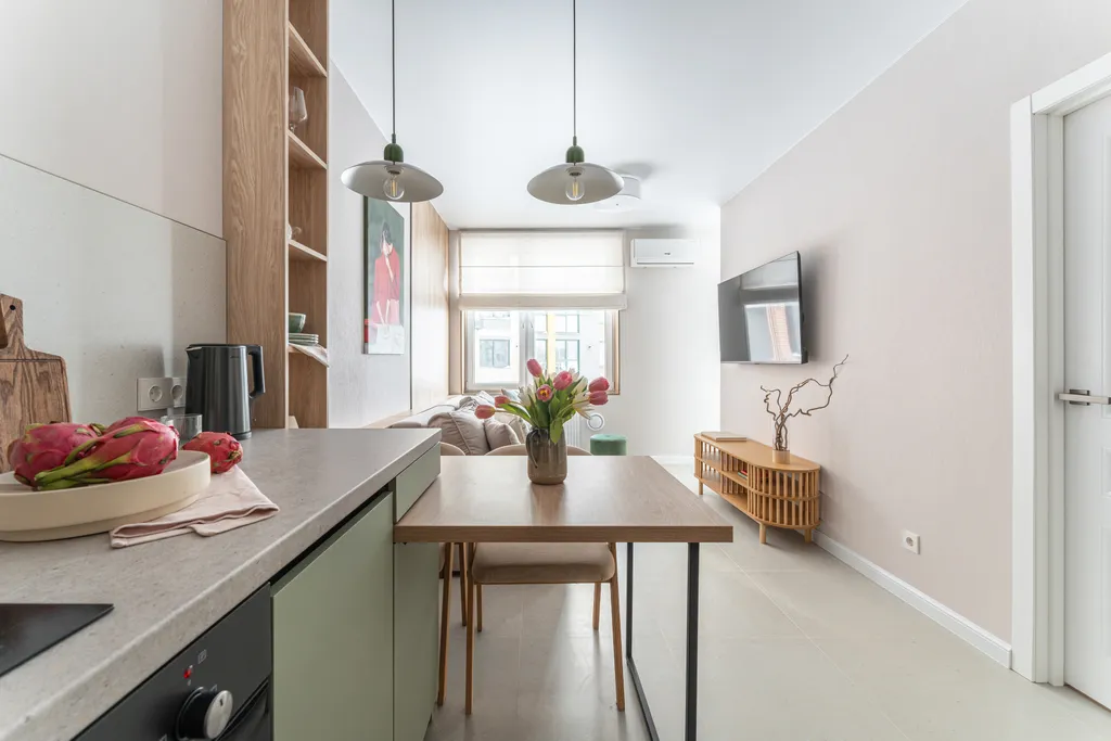 Квартира Квартира с отдельной спальней и рабочим местом в 900 метрах от пляжа — Зеленоградск