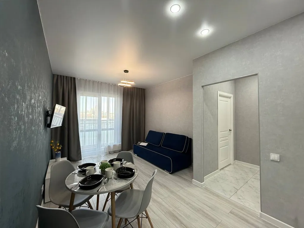 Просторная дизайнерская квартира возле аквапарка