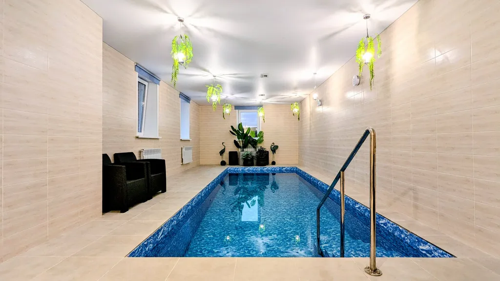 Коттедж Дом с бассейном, сауной и бильярдом — аренда посуточно в Казань