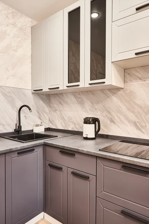 Современная квартира с большой кухней-гостиной на 6 гостей