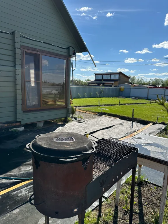 Дом-баня с бассейном и чаном