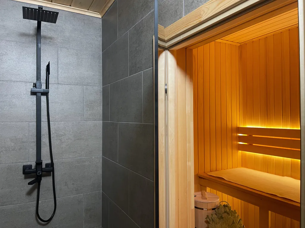 Просторный барнхаус с баней