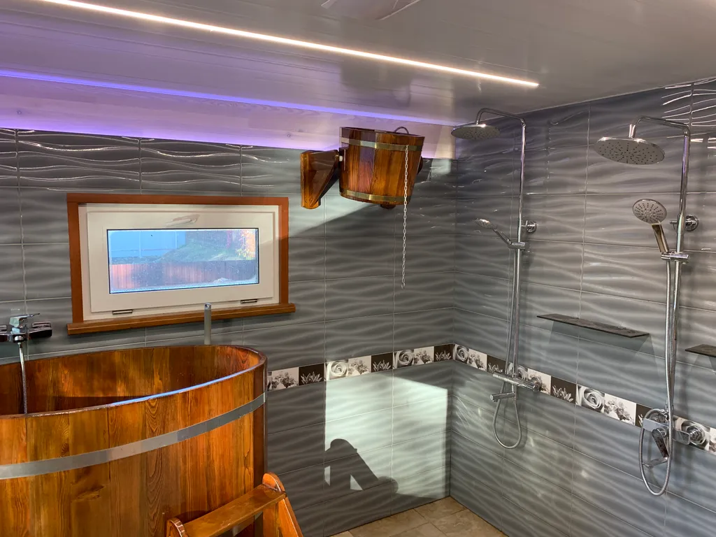 Коттедж Дом с баней в глемпинге Байкал — Павловский Посад