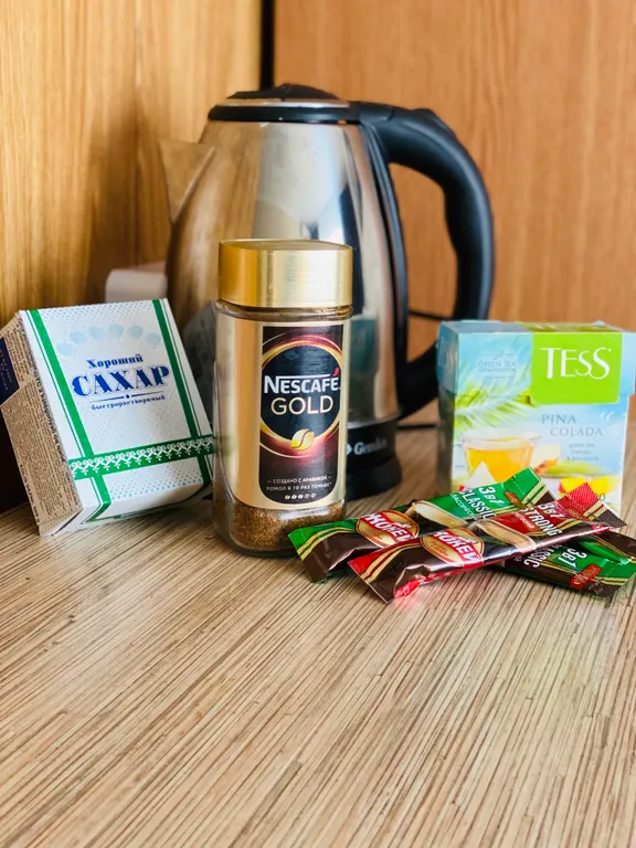 Номер с удобствами и двухспальной кроватью в мини гостинице