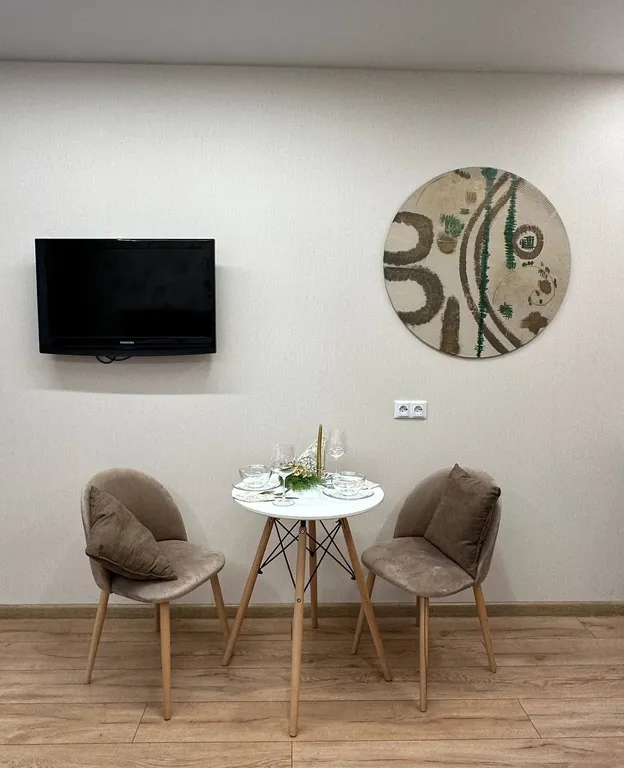 Уютная студия с балконом в шаге от Тинькофф холл и УфаАрена