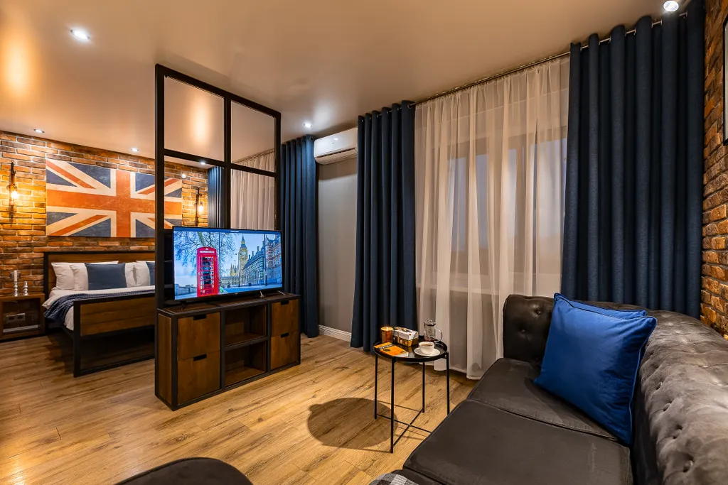 Популярная квартира в центре Британский лофт