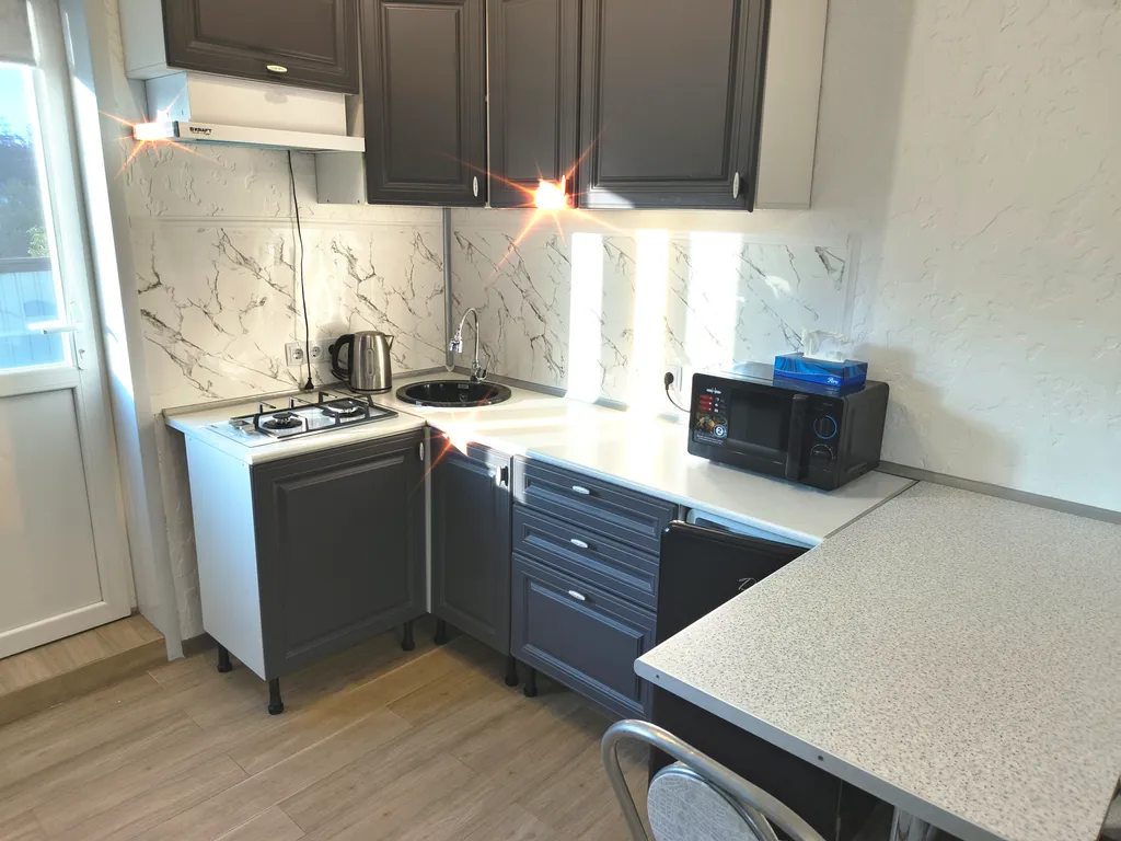 Просторная и уютная студия с  террасой и видом на море, 40 м2