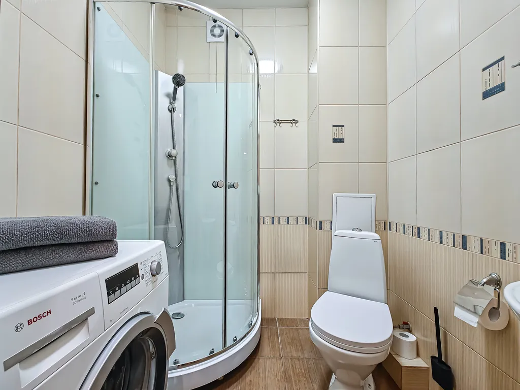 Евротрёхкомнатная квартира с балконом для 6 гостей