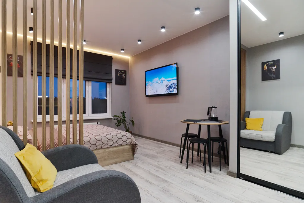 Уютная студия с евроремонтом