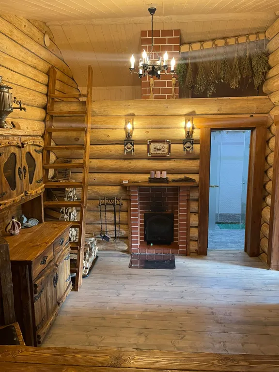 Дом,русская баня в охраняемом поселке