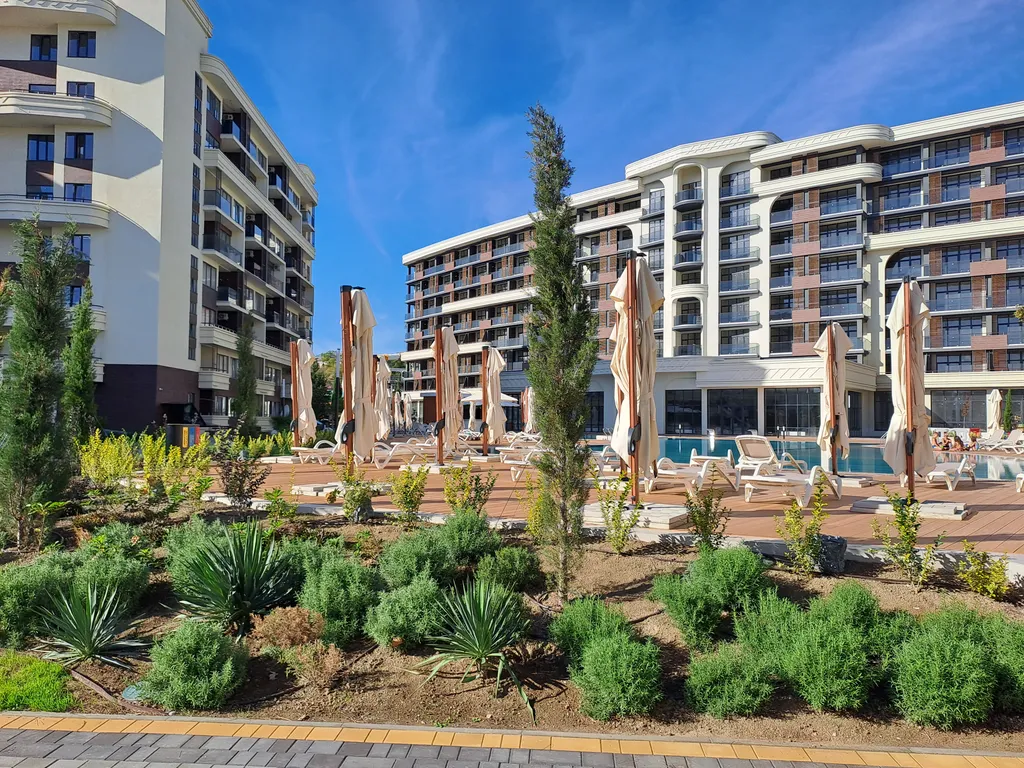 Премиум апартаменты с видом на море и горы в апарт-отеле Атлас 4*