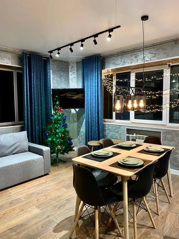 Квартира с шикарным видом Dombay_flats "Енот"