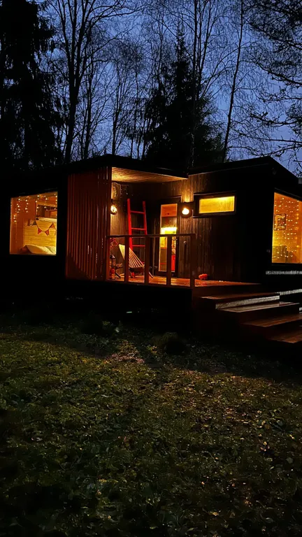 Коттедж Нескучный домик Mänty с купелью — аренда посуточно в Кингисепп