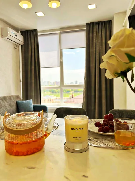 Новая комфортная квартира с видом на реку