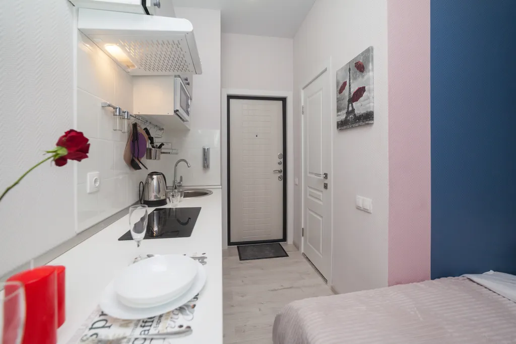 Квартира Квартира Уютная и стильная студия — Москва