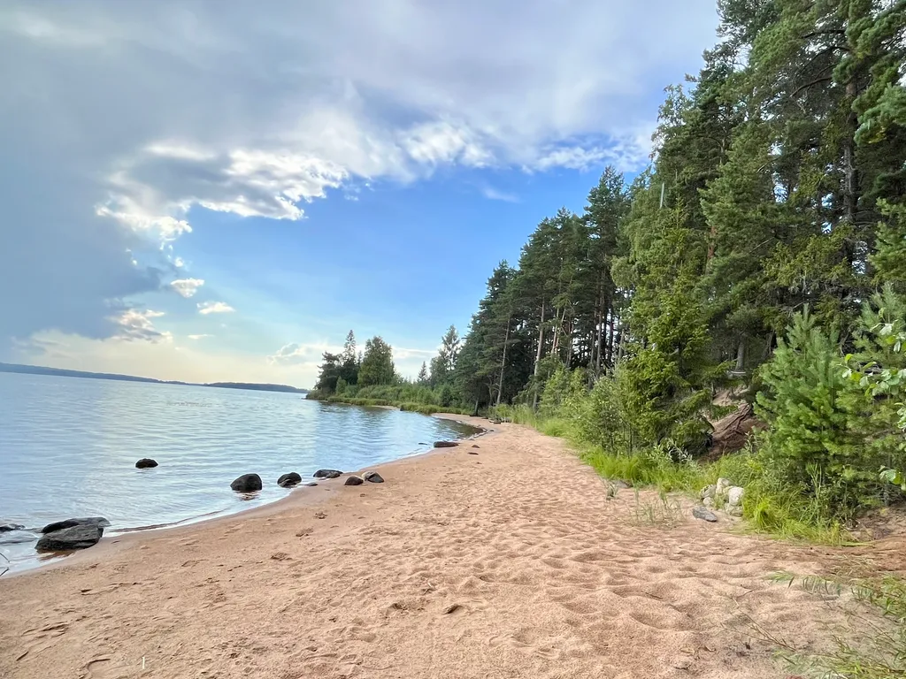 Коттедж Уютный домик на озере Волго на Селигере в сосновом бору — Турбаза Чайка