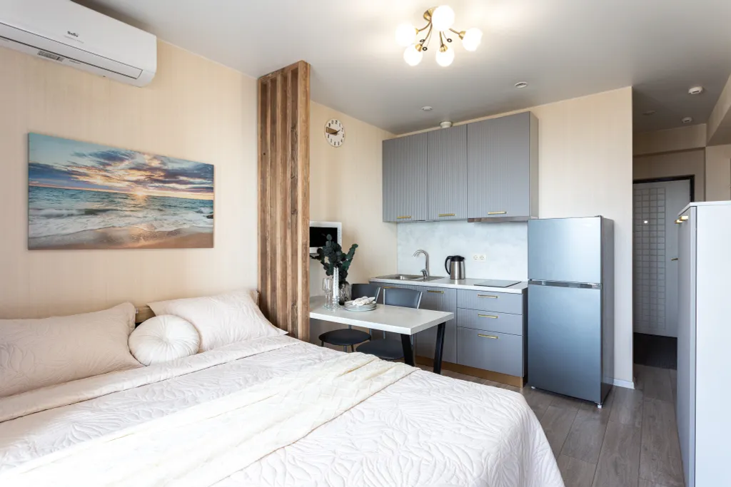 Уютная студия с видом на море Каравелла 221