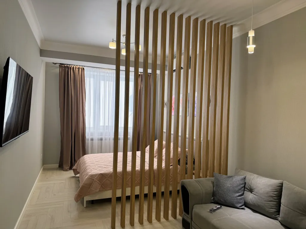 Уютная квартира с дизайнерским ремонтом в 15 минутах от моря