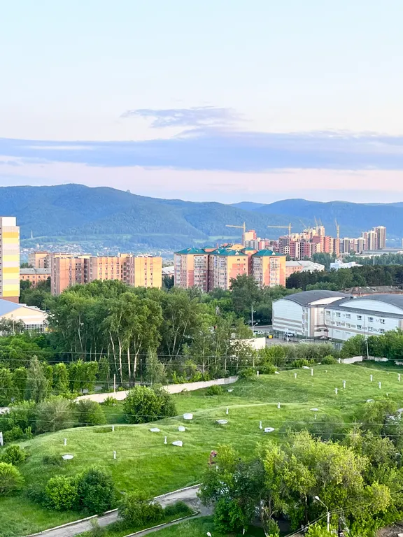 Квартира Квартира Уютная студия с потрясающими закатами — Красноярск