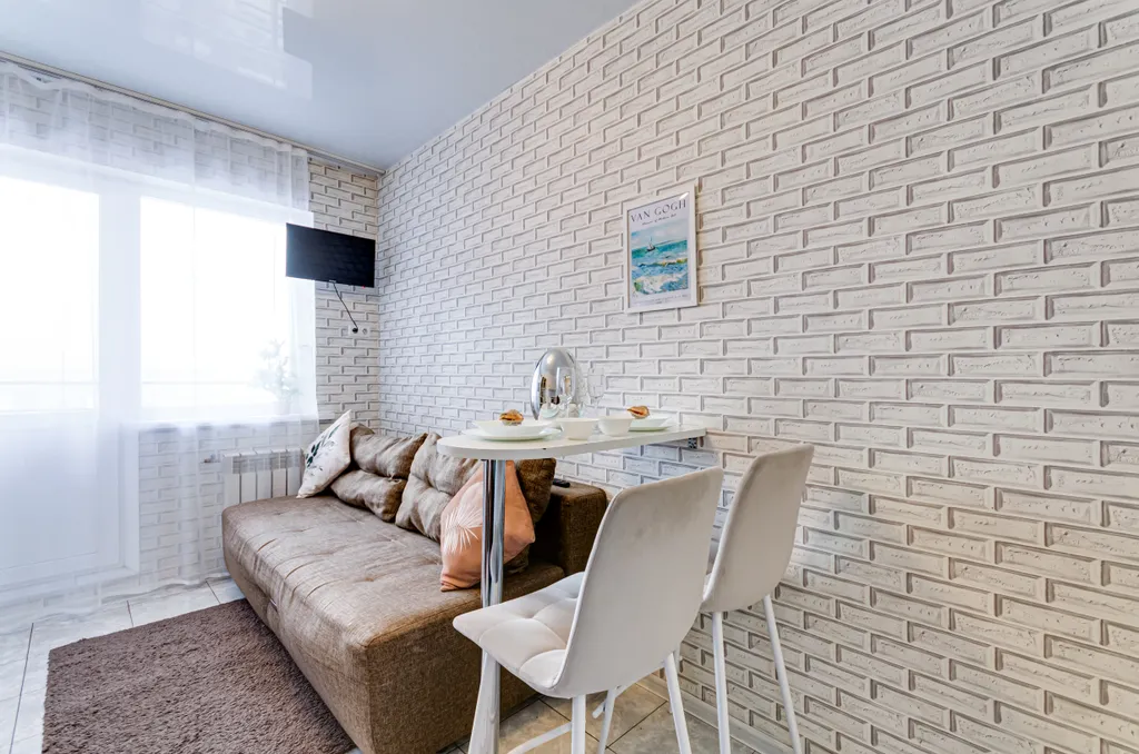 Зеркальный перламутр | Mother of pearl mirror | однокомнатная | 4 гостя