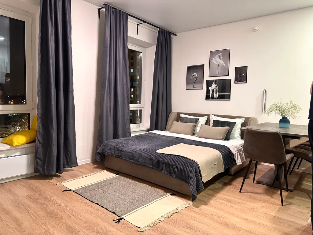 Квартира Квapтиpа c дизайнерским ремонтом в 10 минутах от метро Котельники — аренда посуточно в Люберцы