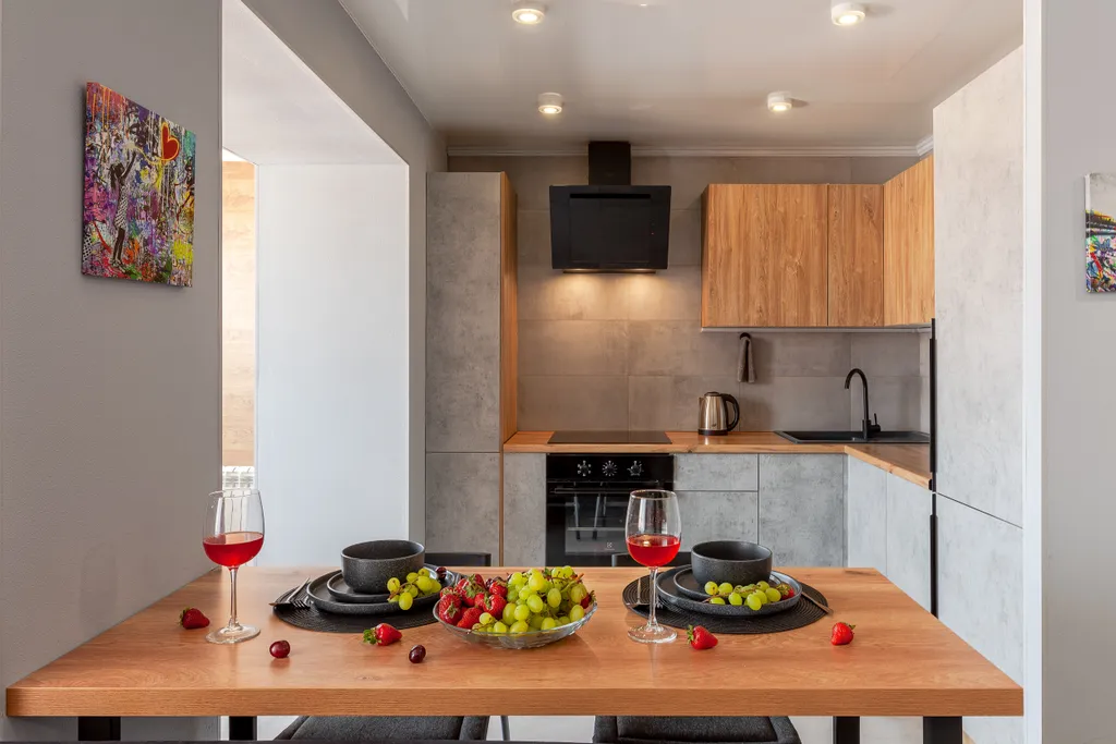 Квартира Квартира Уютная стильная студия — Самара