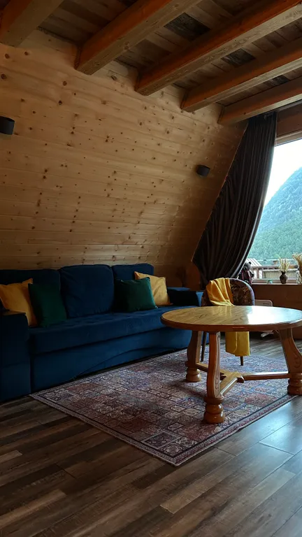 Уютный гостевой дом в Приэльбрусье с потрясающими видами на горы и лес