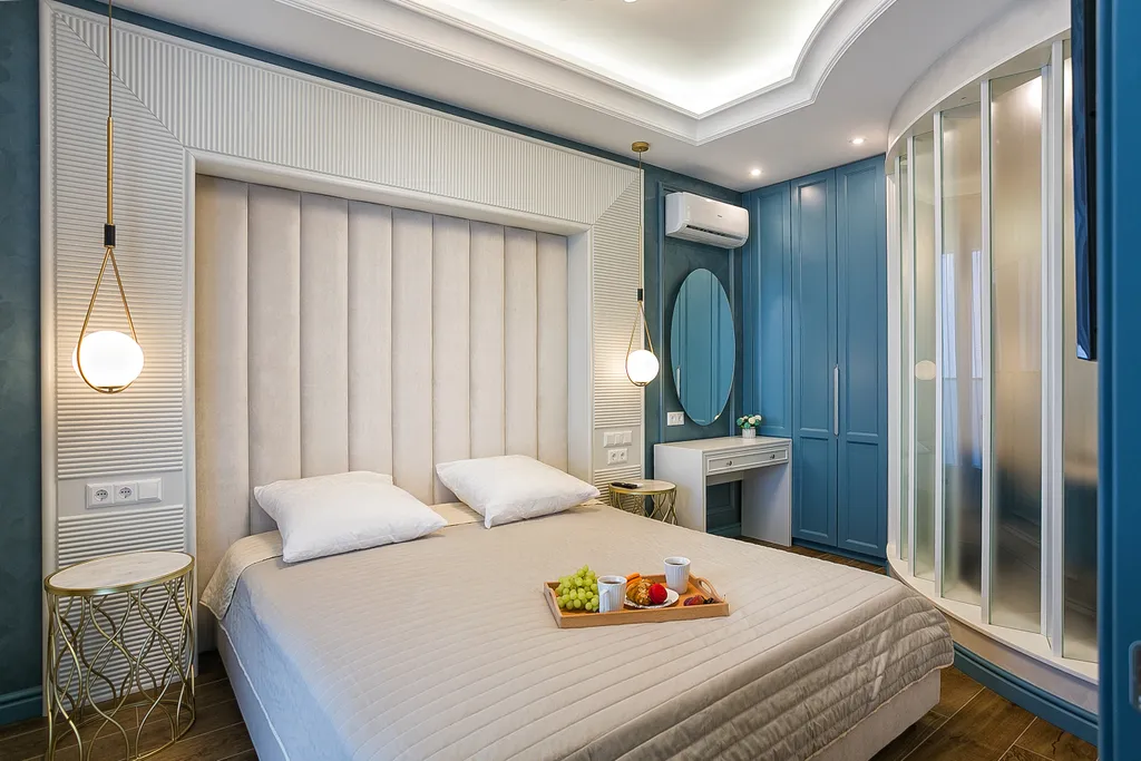 Апартамент с панорамой на море с террасой и 2 санузлами