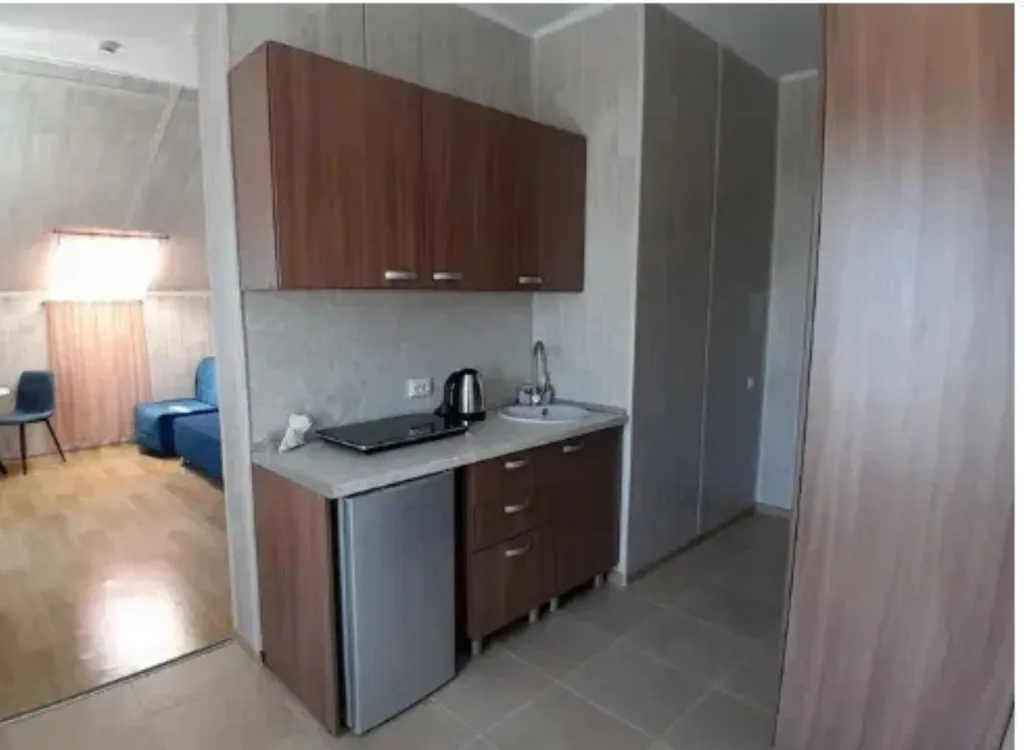 2Семейный двухкомнатный номер с кухней на мансардном этаже