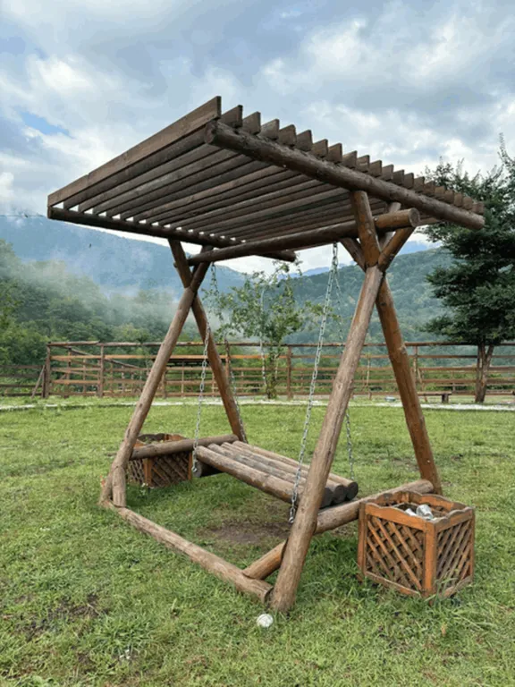 Большой домик в глэмпинге эко-ферма Гуляй поле