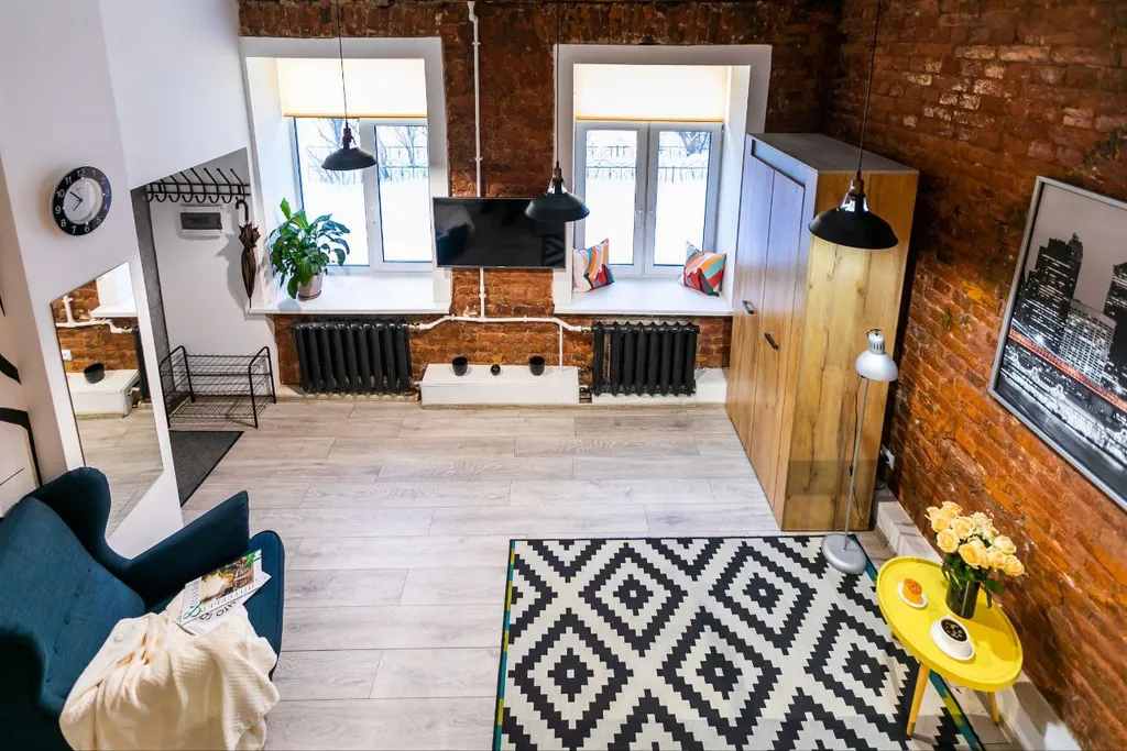 2уровневая стильная квартира