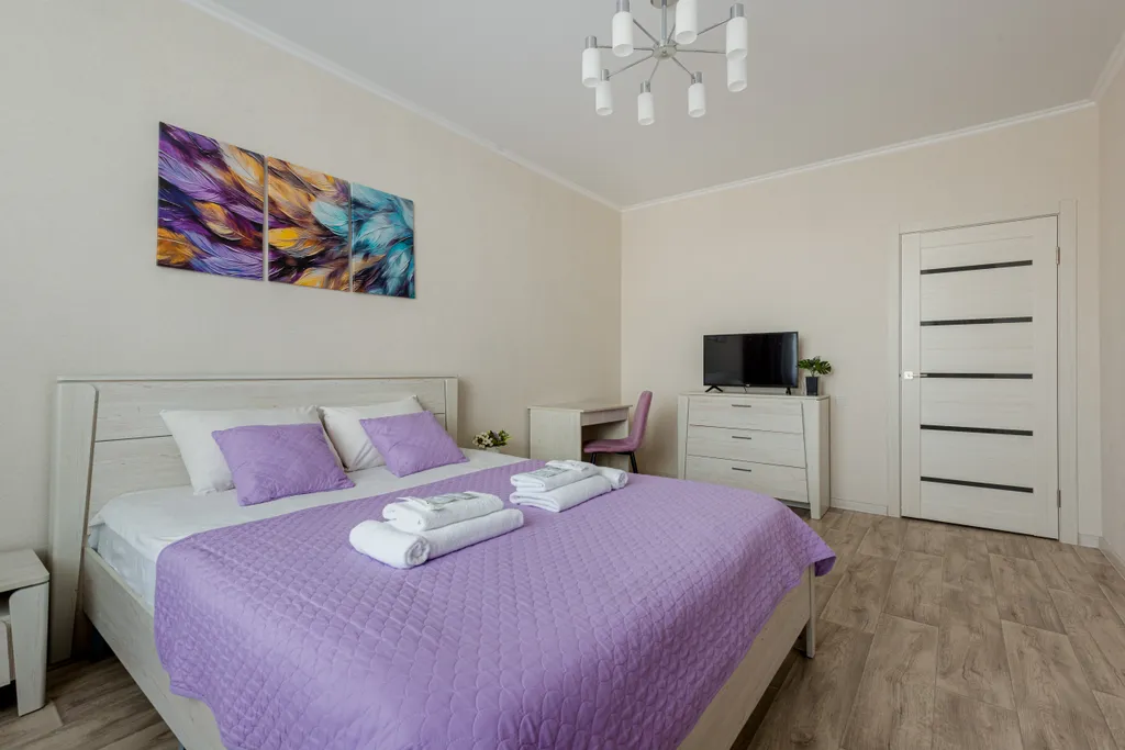 Уютная в центре города, гостиничный сервис, кондиционер бесконтактно