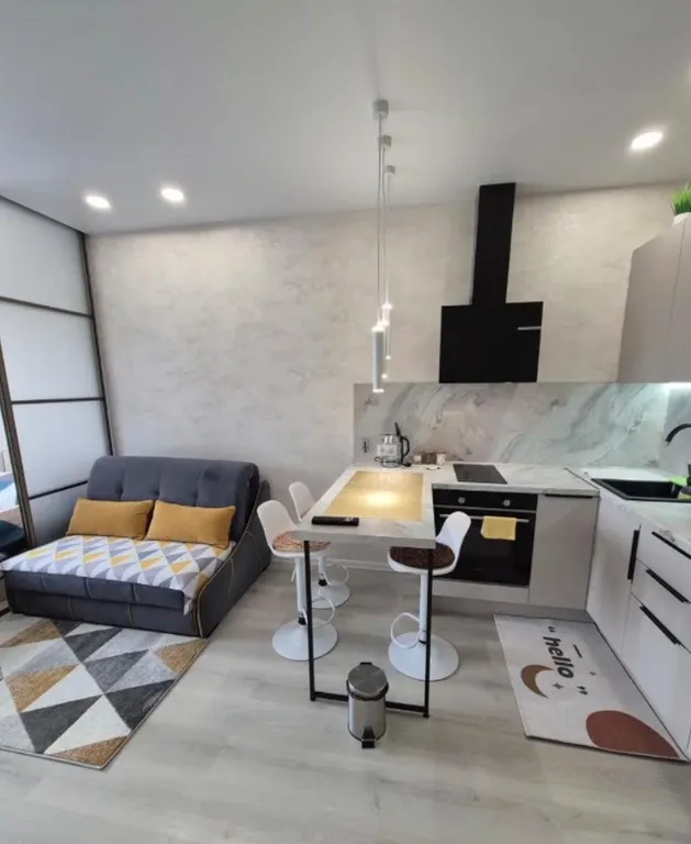 Квартира Уютная студия с видом на горы — аренда посуточно в Южно-Сахалинск