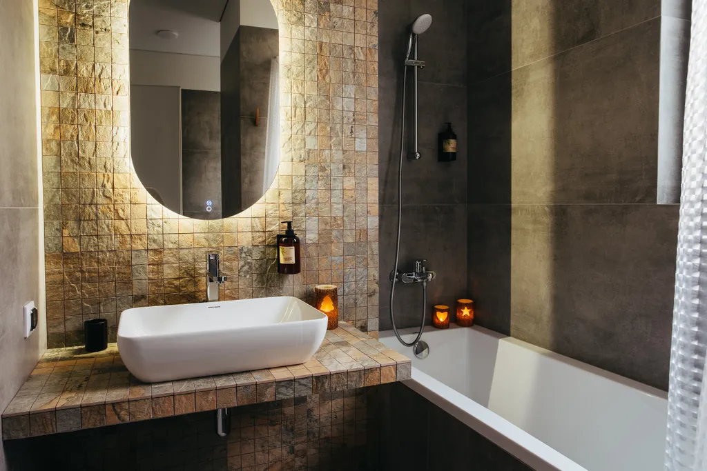 1-комнатные апартаменты с видом на горы и бассейном