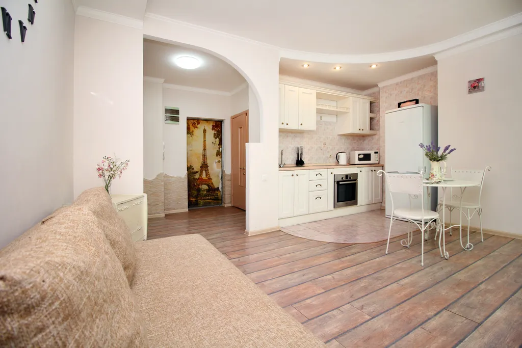 Светлая квартира в стиле Ретро