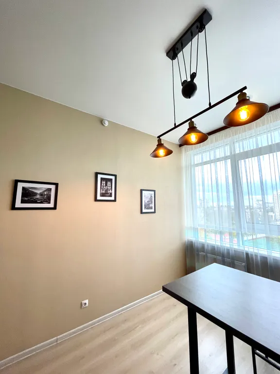 Панорамная квартира на верхнем этаже с видом на город