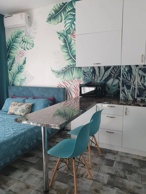 Уютная студия с видом на горы