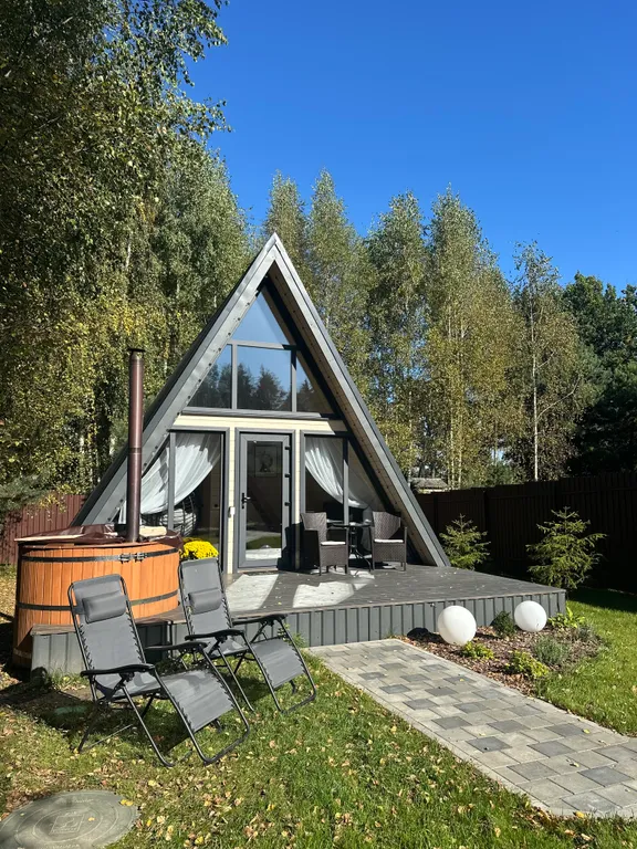 Треугольный домик в 14 км от Минска