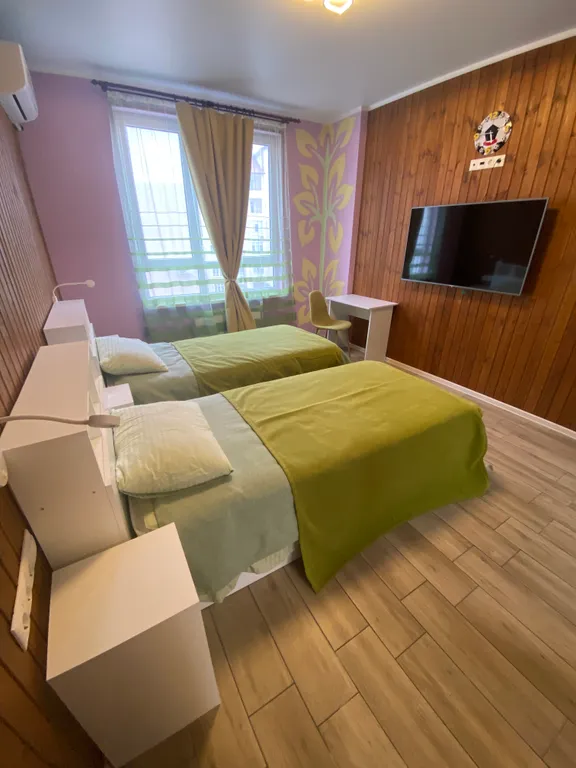 Квартира Квартира Отличная двушка с боковым видом на море — Геленджик