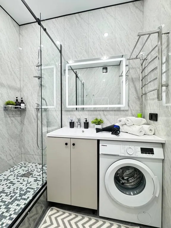 Евродвушка в ЖК Комфорт Сити с видом на горы, рядом с ТЦ MEGA