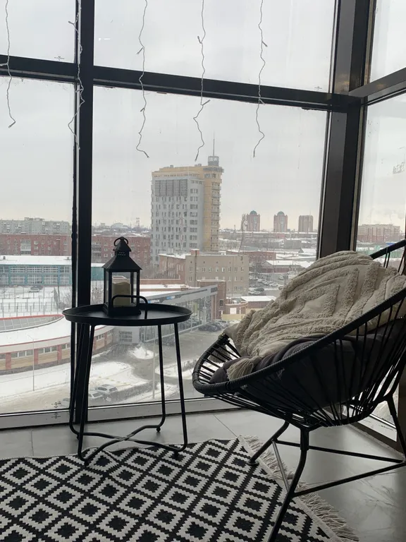 Стильные апартаменты в центре, панорамным видом на город