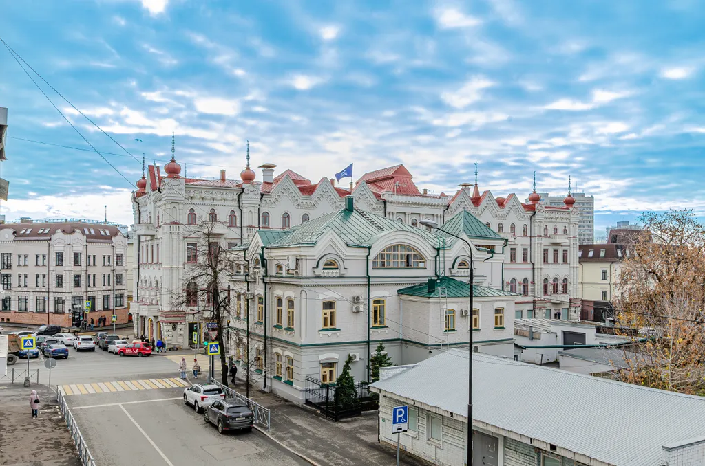 Квартира Квартира Евродвушка в центре с видом на Дом Кекина — Казань