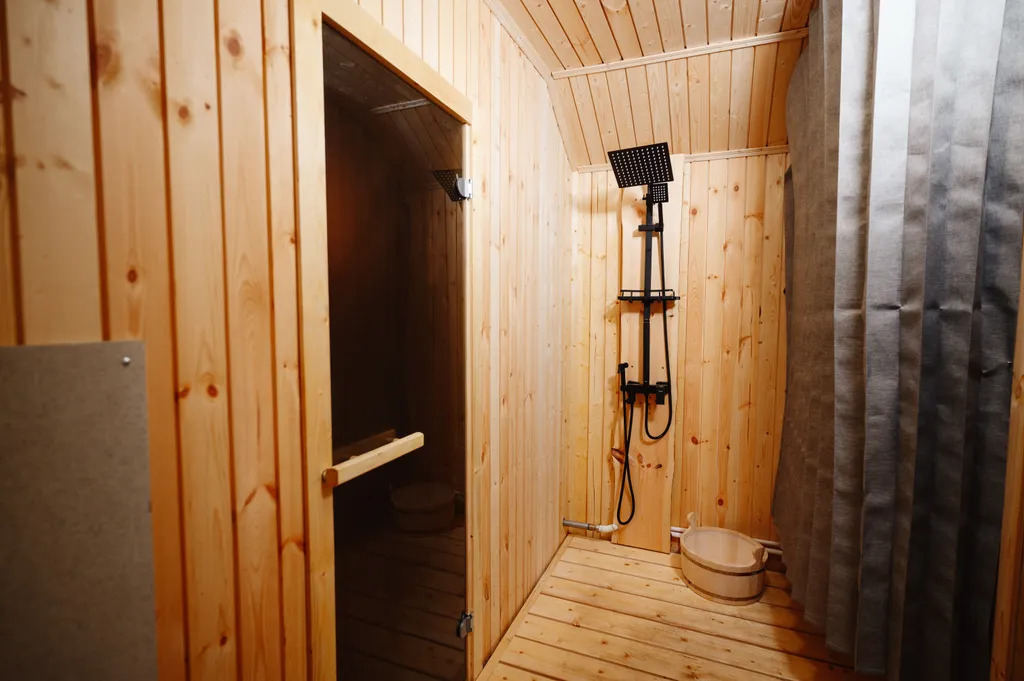 Коттедж Коттедж Уютный Барн-хаус с банным чаном и русской баней — Санкт-Петербург