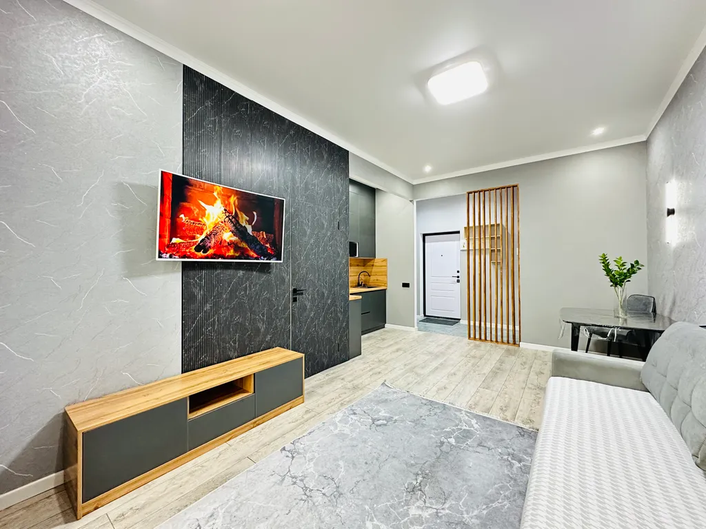 Двухкомнатная квартира с видом на город