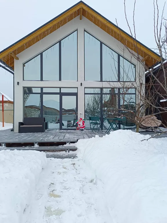 Загородный дом с баней на дровах