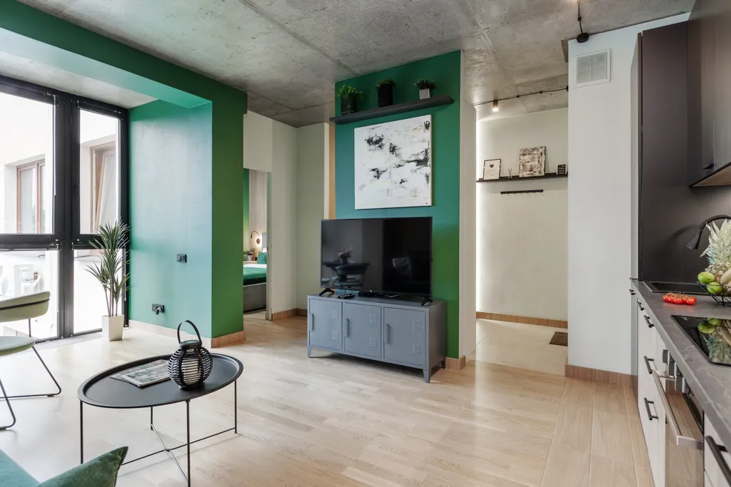 Дизайнерские апартаменты с видом на парк Челюскинцев