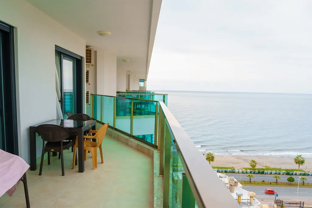 Квартира на первой береговой линии район Махмутлар — аренда посуточно в Аланья