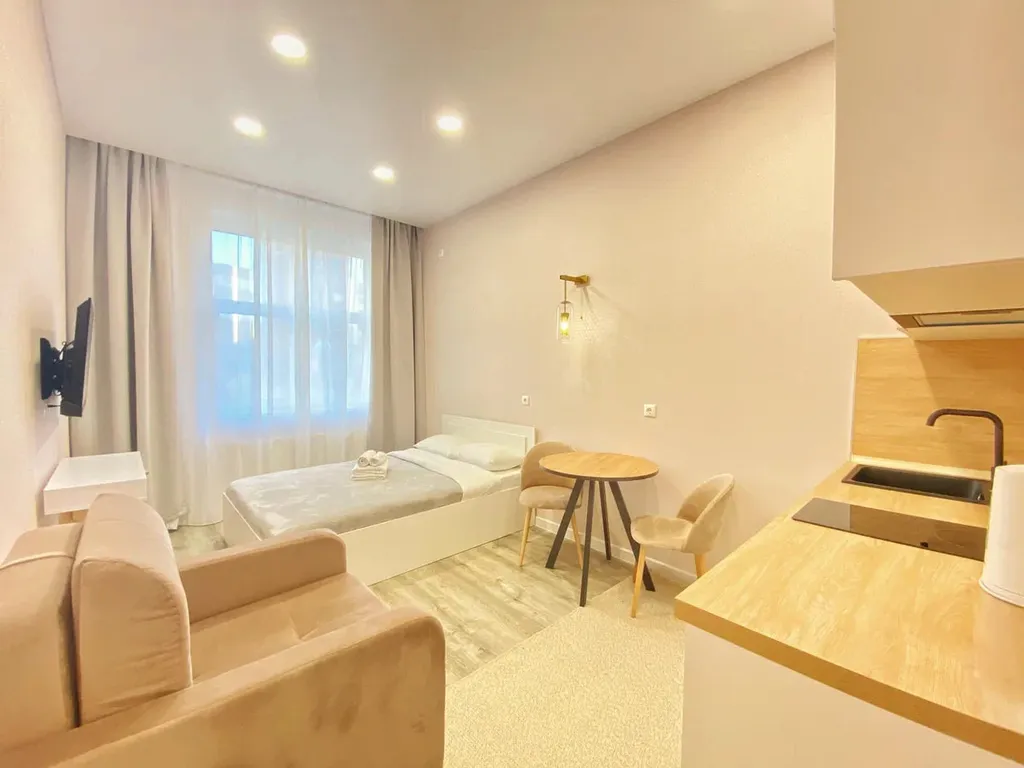 Студия апарт-комфорт beige в жк сердце Ярославля (жд яр. Главный)